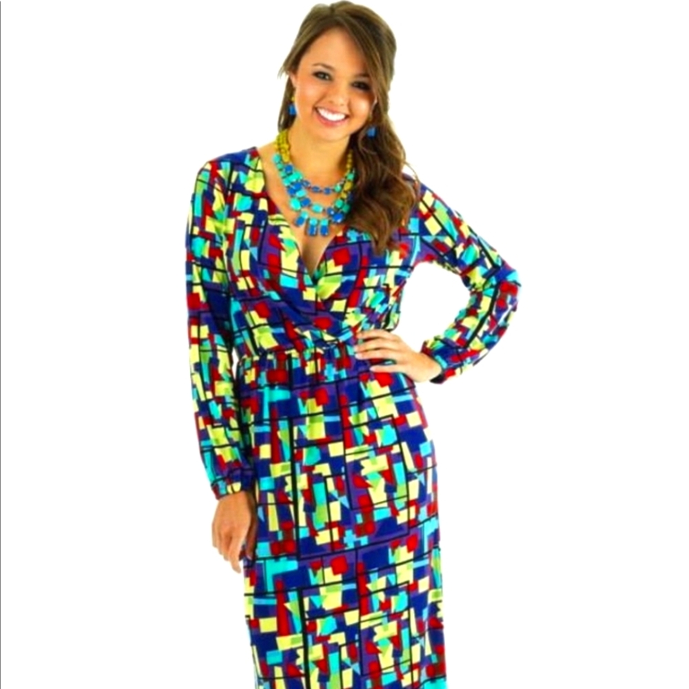 Tracy Negoshian crayola maxi dress